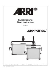 ARRI skypanel Kurzanleitung