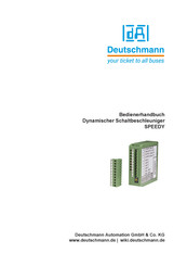 DEUTSCHMANN AUTOMATION SPEEDY-Serie Bedienerhandbuch