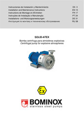 Bominox DA-33 Installations- Und Wartungsanweisungen