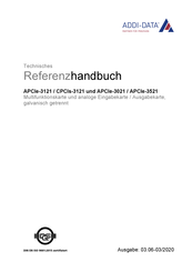 Addi-Data APCIe-3521 Technisches Referenzhandbuch