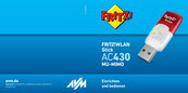AVM FRITZ!WLAN AC 430 MU-MIMO Benutzerhandbuch