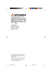Mitsubishi Diamond Scan 72 Bedienerhandbuch