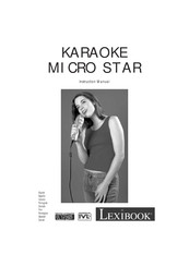 LEXIBOOK KARAOKE MICRO STAR Bedienungsanleitung