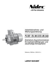 Nidec Leroy-Somer FLSD 110LG Inbetriebnahme Und Wartungsanleitung