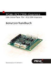 Peak System PCAN-PCI/104-Express Benutzerhandbuch