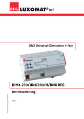 B.E.G. LUXOMAT DIM4-230/UNI/250/H/KNX REG Betriebsanleitung