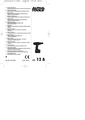 Alpha tools AS 12 A Bedienungsanleitung