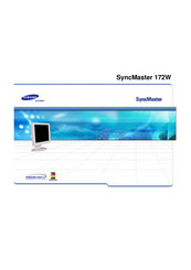 Samsung SyncMaster 172W Benutzerhandbuch
