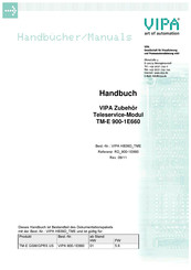VIPA TM-E 900-1E660 Handbuch