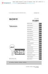 Sony Bravia KD-49XF9005 Referenz-Anleitung