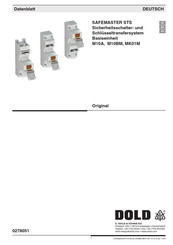 Dold SAFEMASTER STS M10A Bedienungsanleitung