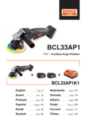 Bahco BCL33AP1 Betriebsanleitung