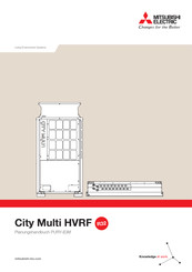 Mitsubishi Electric City Multi HVRF PFFY-WP-VLRMM-E Planungshandbuch