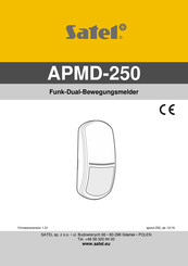 Satel APMD-250 Bedienungsanleitung