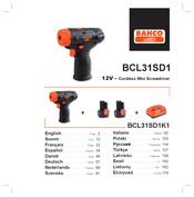 Bahco BCL31SD1 Betriebsanleitung