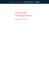 Plantronics Elara 60 WS Bedienungsanleitung