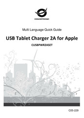 Conceptronic CUSBPWR2ASET Handbuch