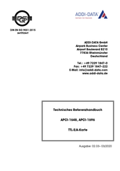 Addi-Data APCI-1648 Technisches Referenzhandbuch