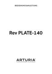 Arturia Rev PLATE-140 Bedienungsanleitung