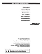 Bose FreeSpace 3 Installationshandbuch