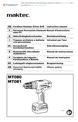Maktec MT080 Betriebsanleitung