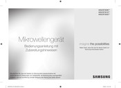 Samsung MS23F300E Bedienungsanleitung Mit Zubereitungshinweisen