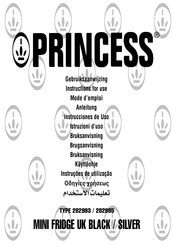 Princess MINI FRIDGE UK BLACK Anleitung
