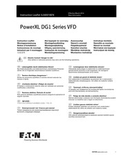 Eaton PowerXL DG1 VFD Serie Montageanweisung