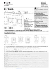 Eaton N4-4-...-S1-PV-NA serie Montageanweisung