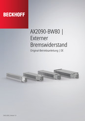 Beckhoff AX2090-BW80 Originalbetriebsanleitung