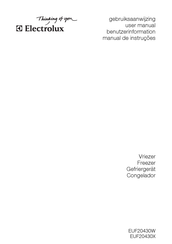 Electrolux EUF20430W Benutzerinformation
