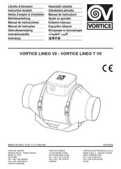 Vortice LINEO V0 Betriebsanleitung