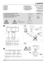 Sauter AVN 224S F132-6 Montagevorschrift