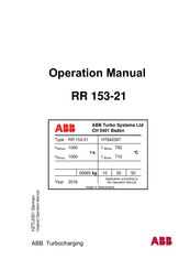 ABB RR 153-21 HT842397 Handbuch