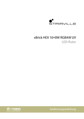 thomann STAIRVILLE xBrick HEX 16x8W RGBAW UV Bedienungsanleitung