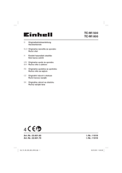 EINHELL TC-WI 500 Originalbetriebsanleitung