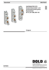 Dold SAFEMASTER STS M11A Bedienungsanleitung