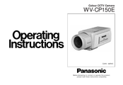 Panasonic WV-CP150E serie Bedienungsanleitung