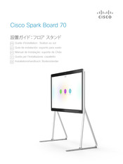 Cisco Spark Board 70 Installationshandbuch
