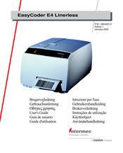 Intermec EasyCoder E4 Linerless Gebrauchsanleitung