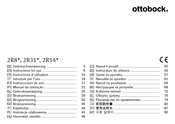 Ottobock 2R8 Serie Gebrauchsanweisung