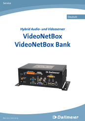 dallmeier VideoNetBox Bank Handbuch