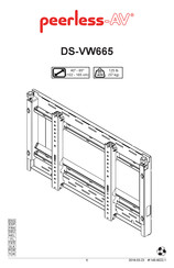 peerless-AV DS-VW665 Montageanleitung