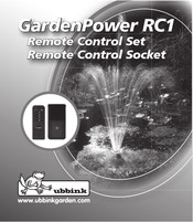 ubbink GardenPower RC1 Bedienungsanleitung