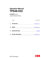 Abb TPS48-H32 HT592828 Bedienungsanleitung