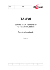 Stollmann TA+P2I Benutzerhandbuch