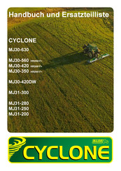 Major Cyclone  MJ30-420 Handbuch Und Ersatzteilliste