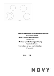 Novy O'zone Montage- Und Bedienungsanleitung