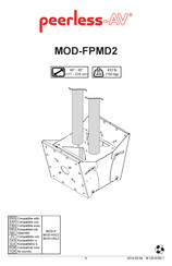 peerless-AV MOD-FPMD2 Montageanleitung