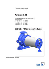 KSB Amarex KRT Betriebs-/Montageanleitung